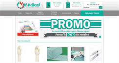 Desktop Screenshot of fournisseur-medical.com